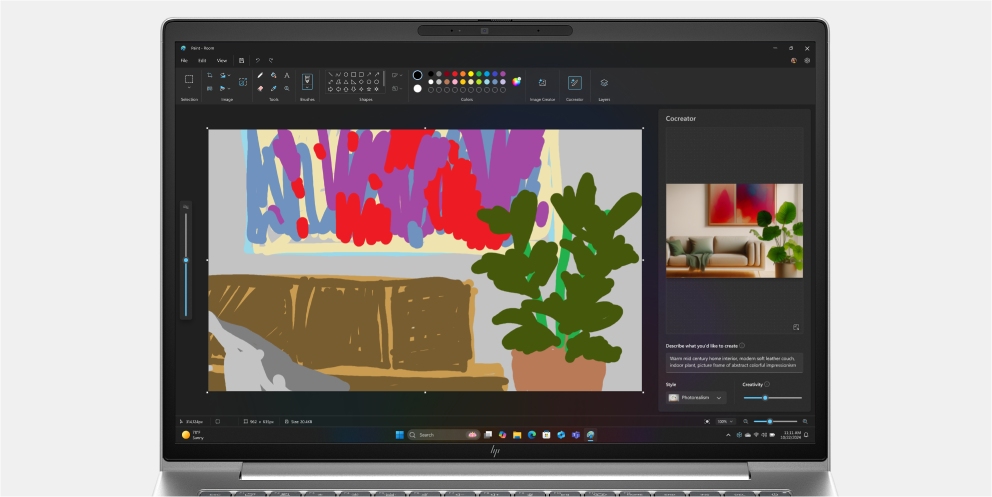 Sketsa dan buat dengan Cocreator