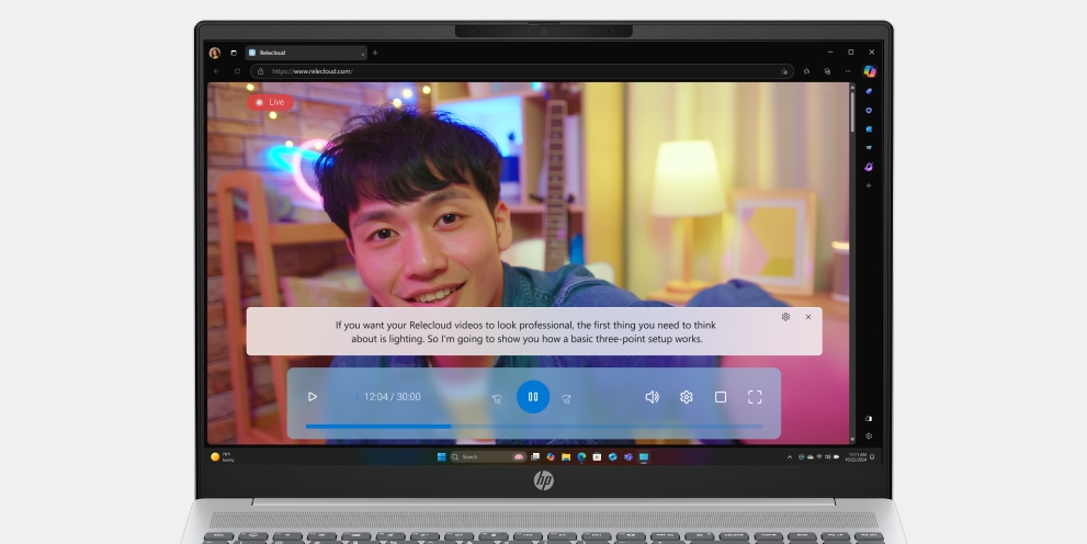Terhubung dengan Live Captions