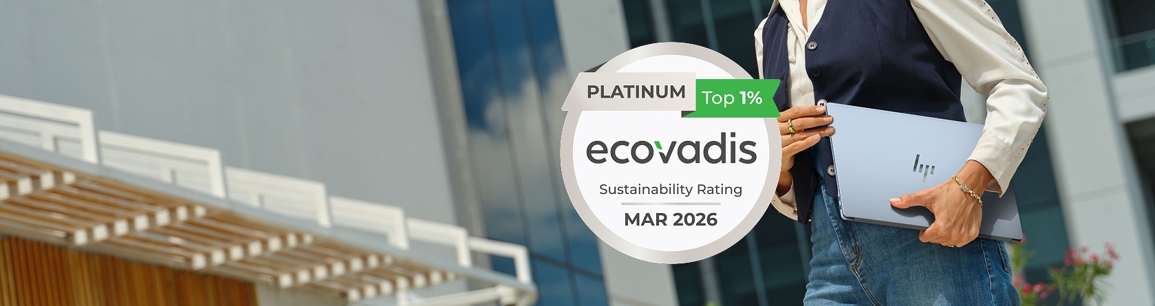 <mrk id="1">HP bangga mendapatkan peringkat Platinum dari EcoVadis</mrk>