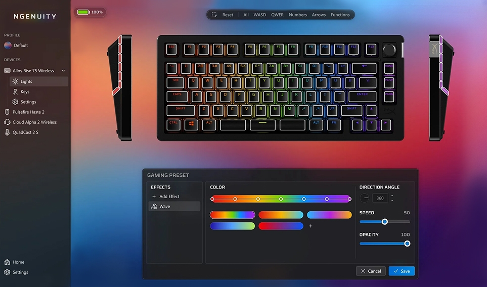 Kontrol Pencahayaan RGB Dinamis